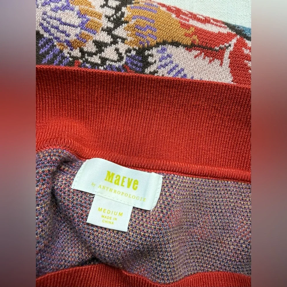 Maeve Delphinia Floral Knit Pencil Skirt - Picture 5 of 12